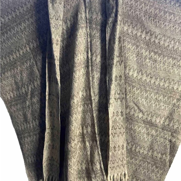 Textiles Poncho Adult One Size Woven Serape Blanket 100% Wool (100%Lana) MEXICO - Picture 2 of 4